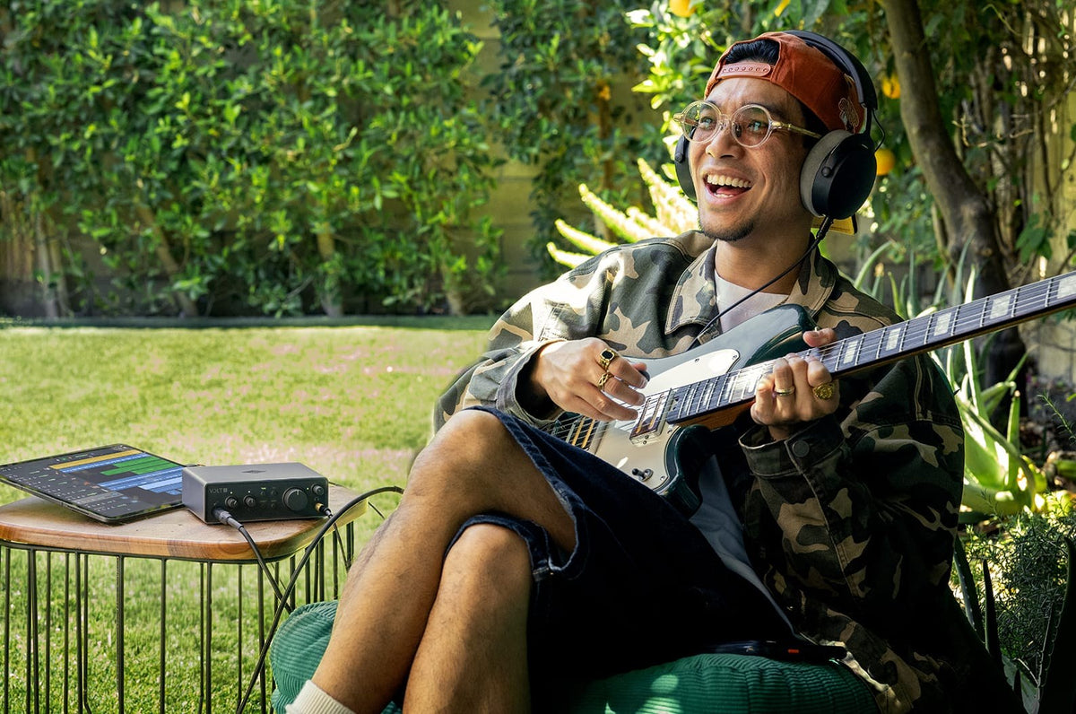 Mic and instrument together