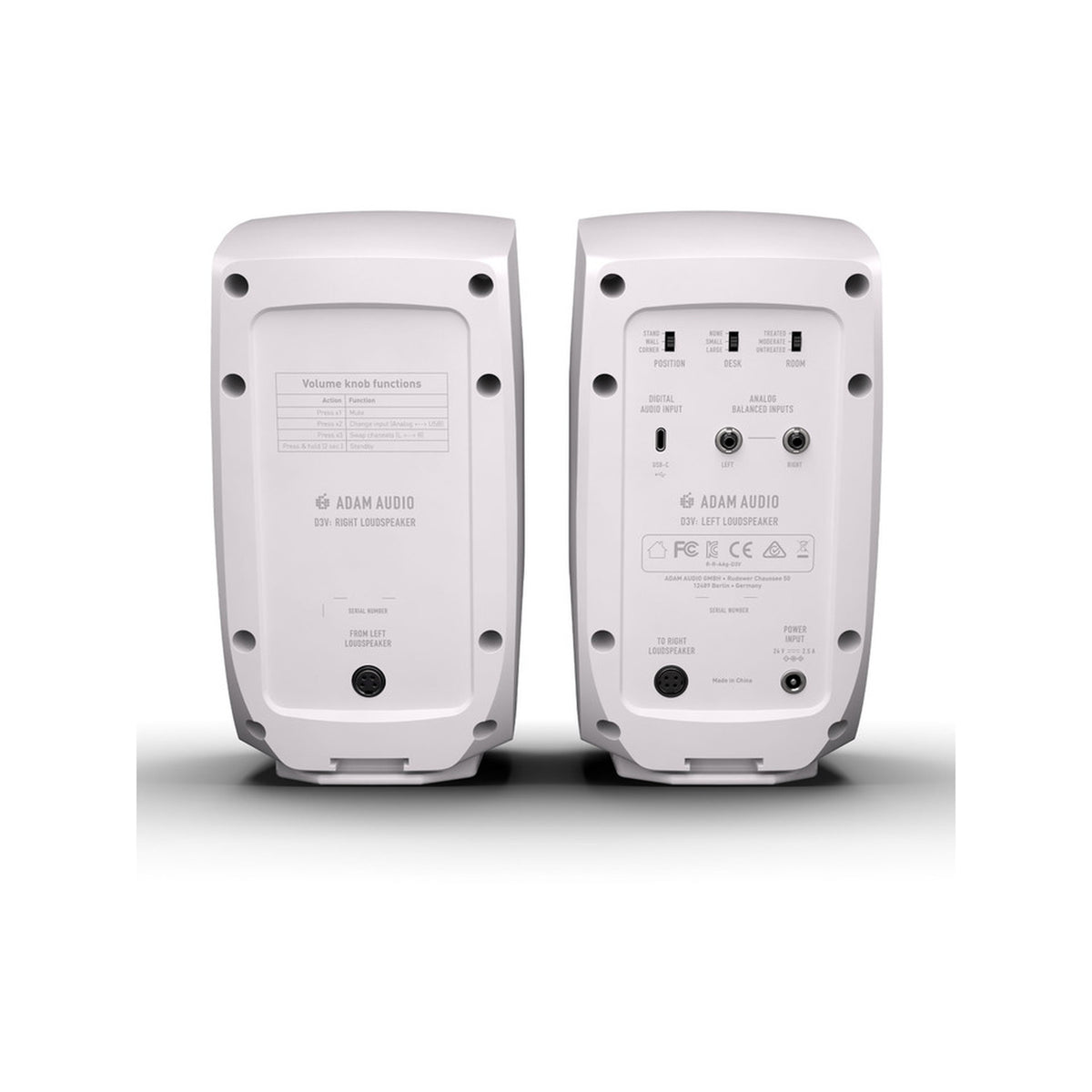 D3V (White) - Pair