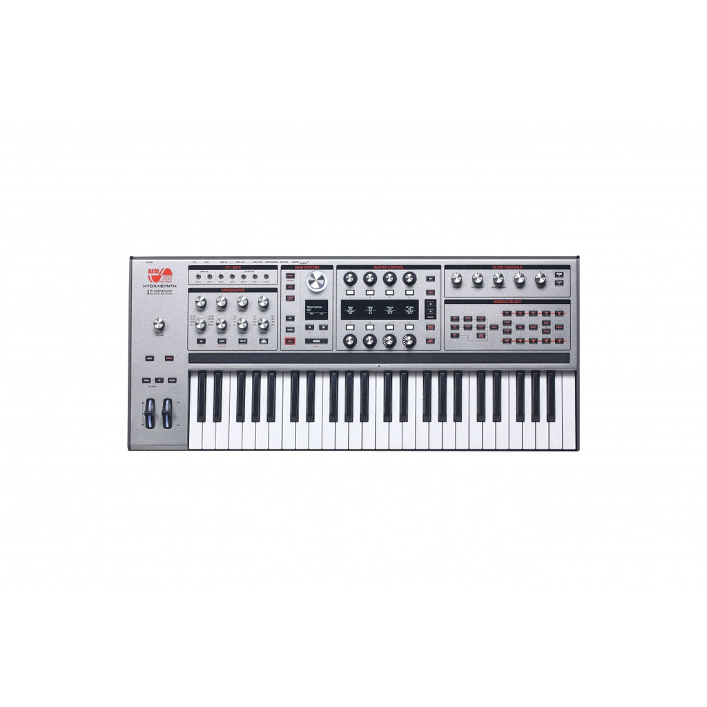 Ashun Sound Machines Hyrdasynth Keyboard Silver Edition