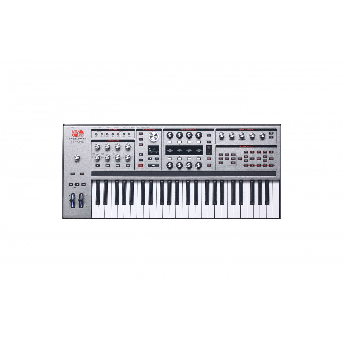 Ashun Sound Machines Hyrdasynth Keyboard Silver Edition