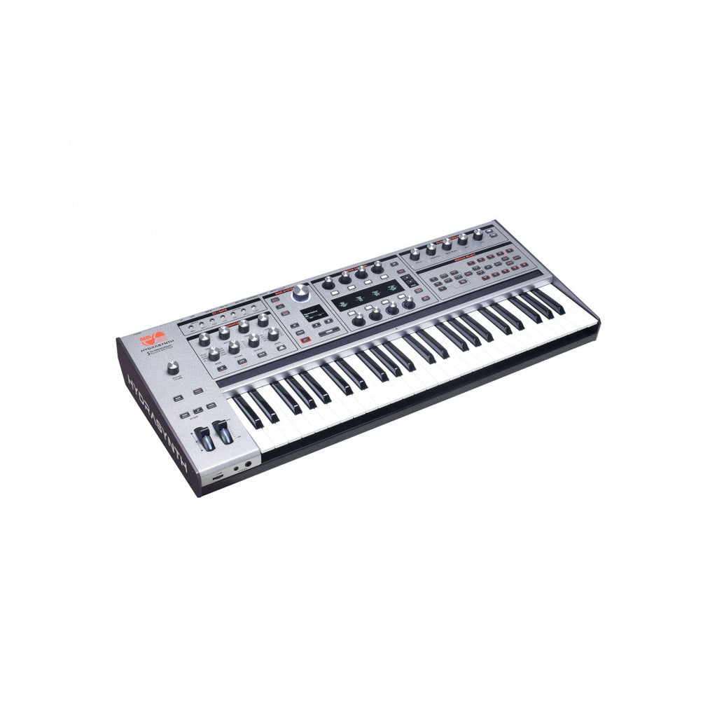 Ashun Sound Machines Hyrdasynth Keyboard Silver Edition
