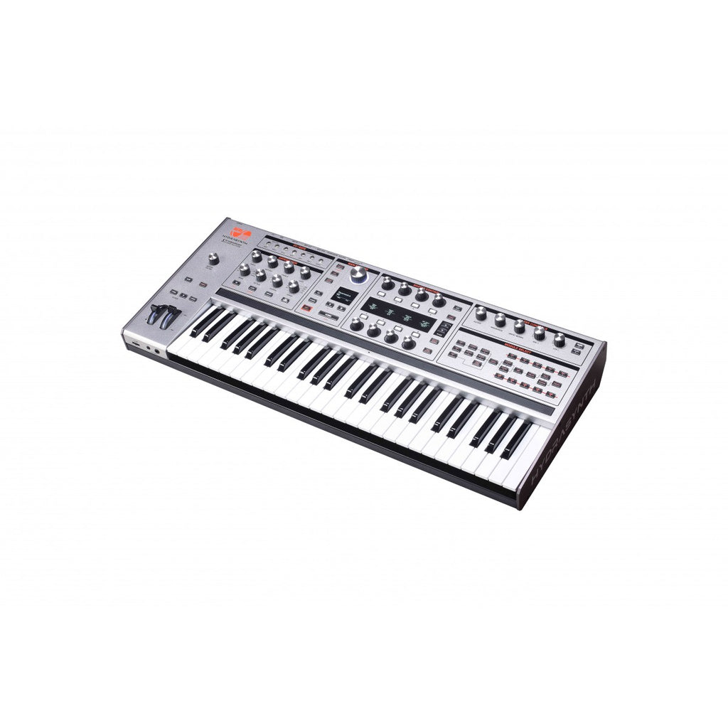 Ashun Sound Machines Hyrdasynth Keyboard Silver Edition