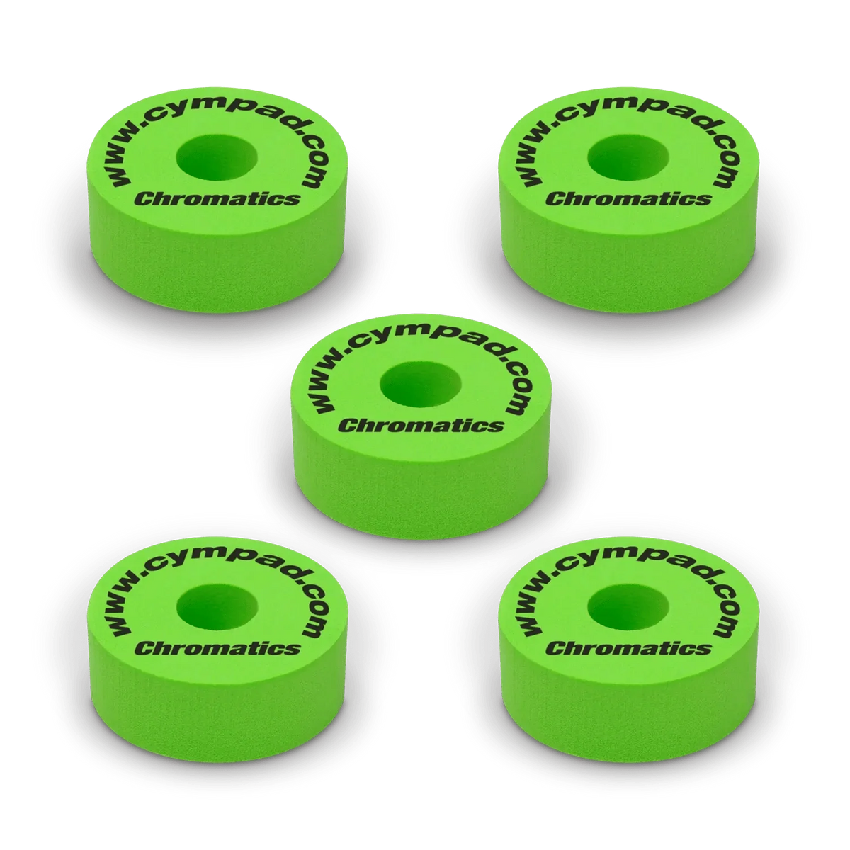 Cympad Chromatics Set Ø 40/15mm Green (5-pieces)