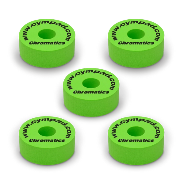 Cympad Chromatics Set Ø 40/15mm Green (5-pieces)