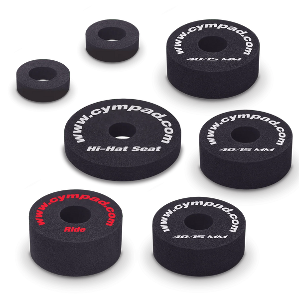 Cympad Opt. Starter Pack (3x 40/15mm; 1x Hi-Hat; 1x Ride)