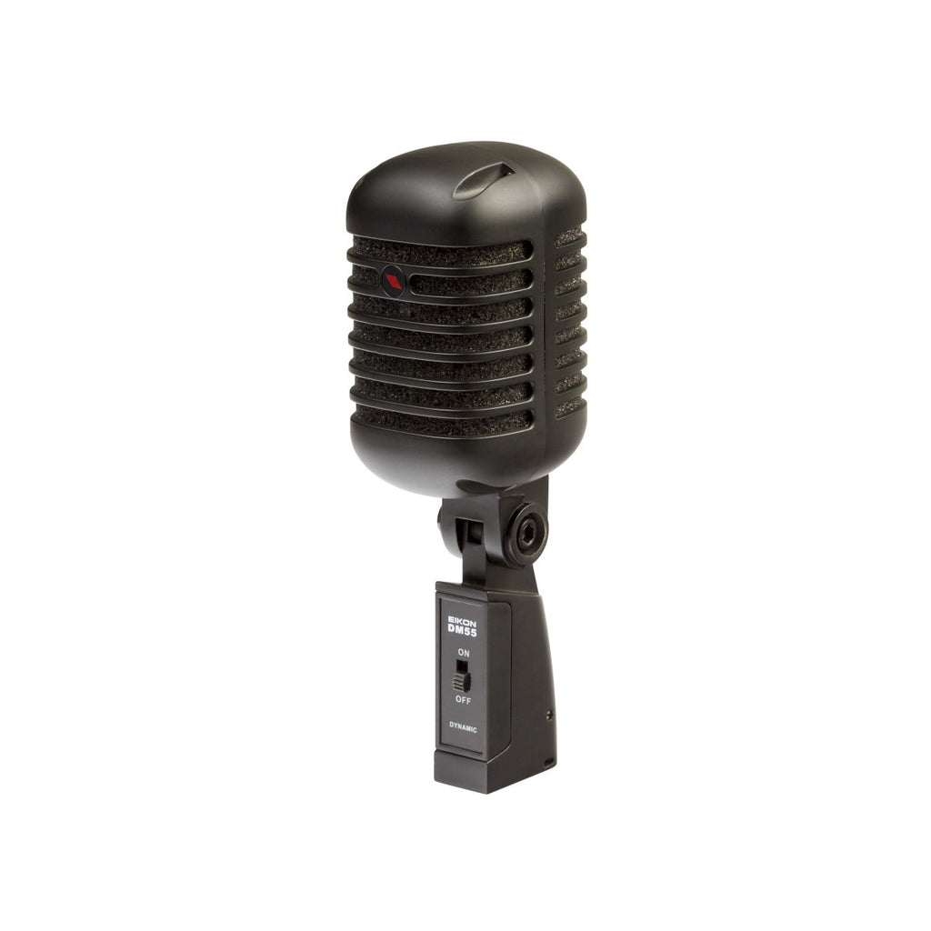Eikon DM55V2BK Vintage Professional Vocal Dynamic Microphone - Satin Black - Packshot 1