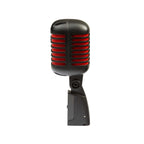 Eikon DM55V2RDBK Vintage Professional Vocal Dynamic Microphone - Satin Black And Red - Packshot 6
