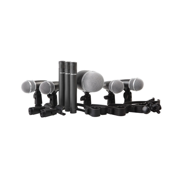 Eikon DMH8XL 8 Pieces Drum Microphone Set With Case - Packshot 1