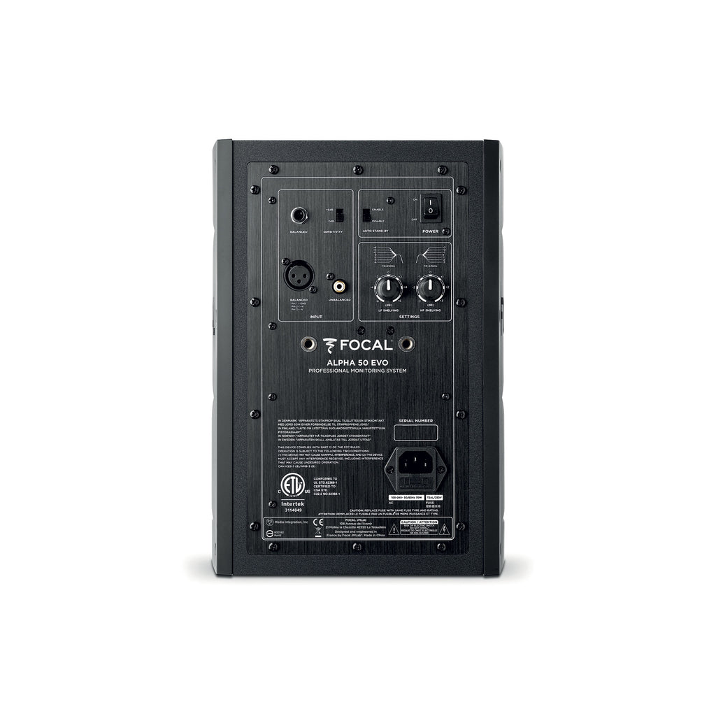 Focal Professional ALPHA 50 EVO studio monitor, view 2