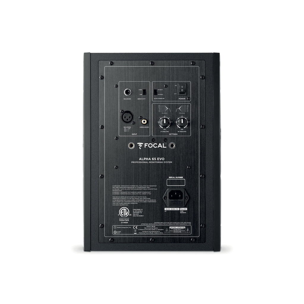 Focal Professional ALPHA 65 EVO studio monitor, view 3