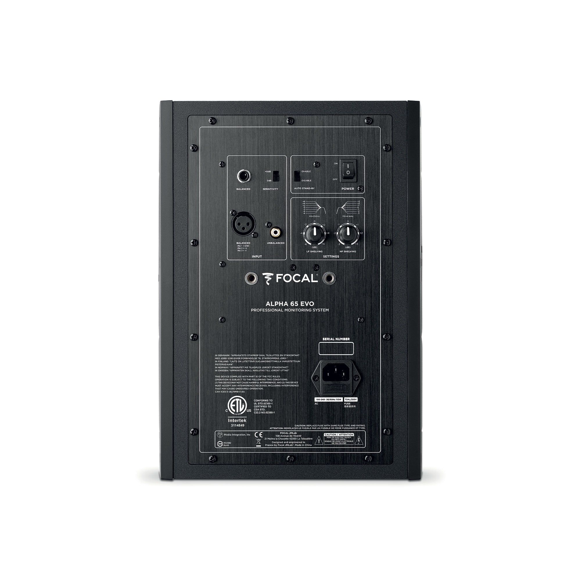 Focal Professional ALPHA 65 EVO studio monitor, view 3