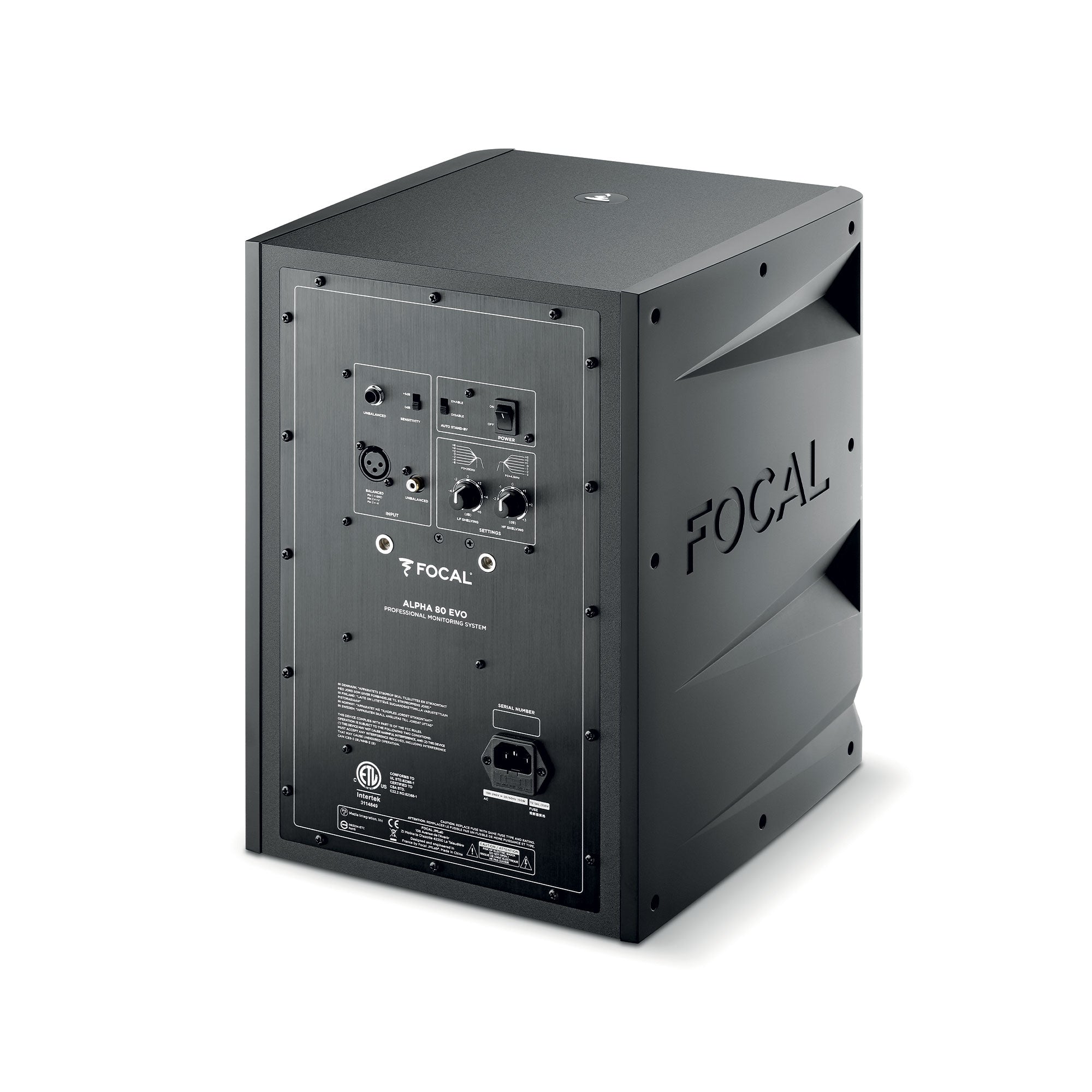 Focal Professional ALPHA 80 EVO studio monitor, view 4