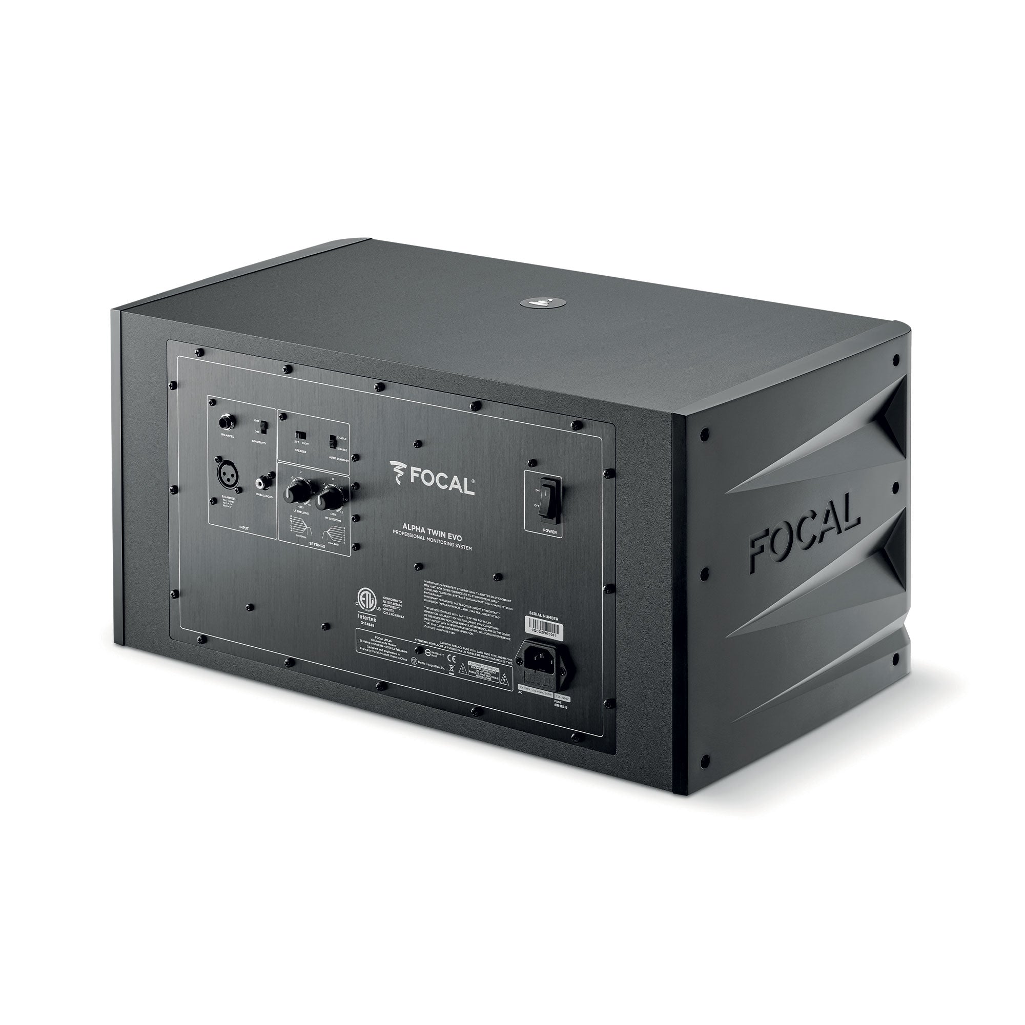 Focal Professional ALPHA TWIN EVO studio monitor, view 3