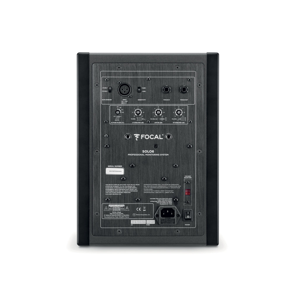 Focal Professional Solo 6 studio monitor, black, view 3