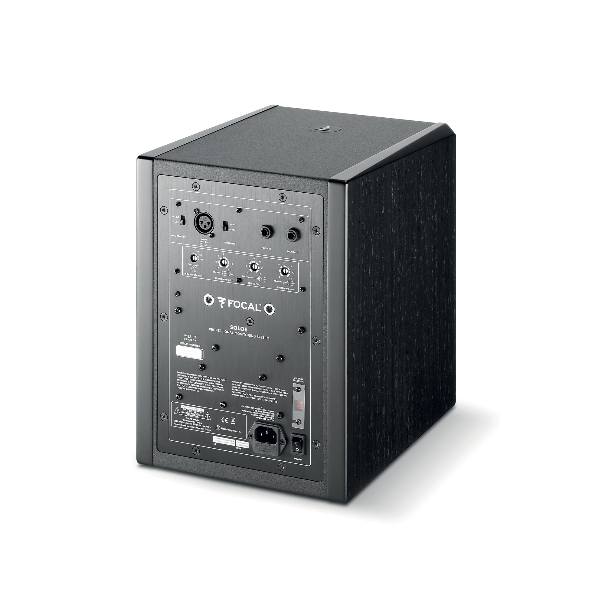 Focal Professional Solo 6 studio monitor, black, view 5