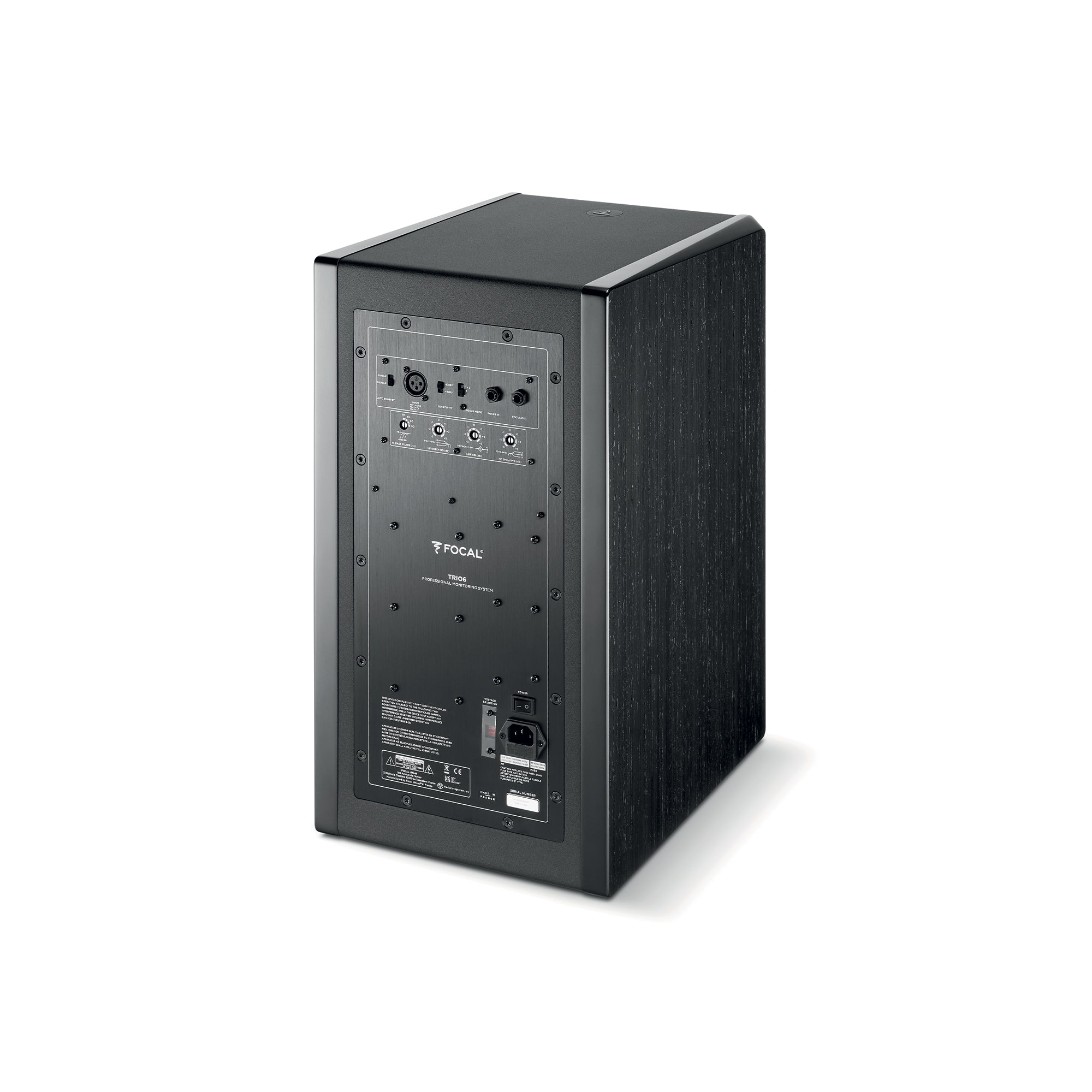 Focal Professional Trio 6 studio monitor, black, view 5