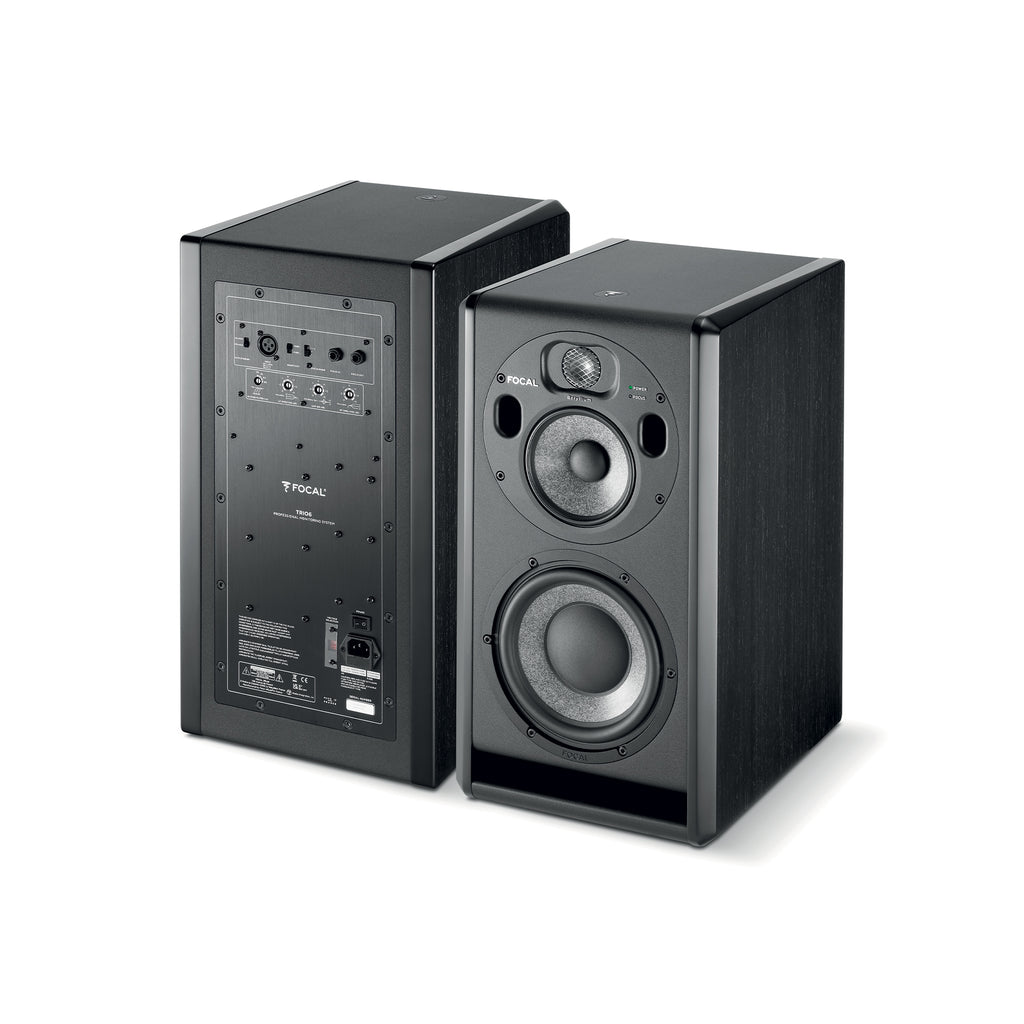 Focal Professional Trio 6 studio monitor, black, view 6