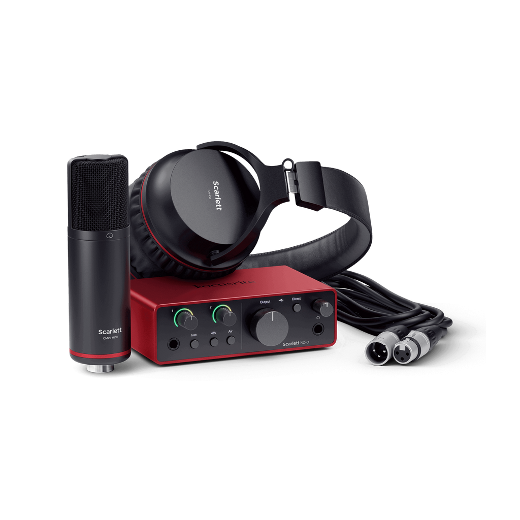 Scarlett SOLO Studio Pack (Gen 4)