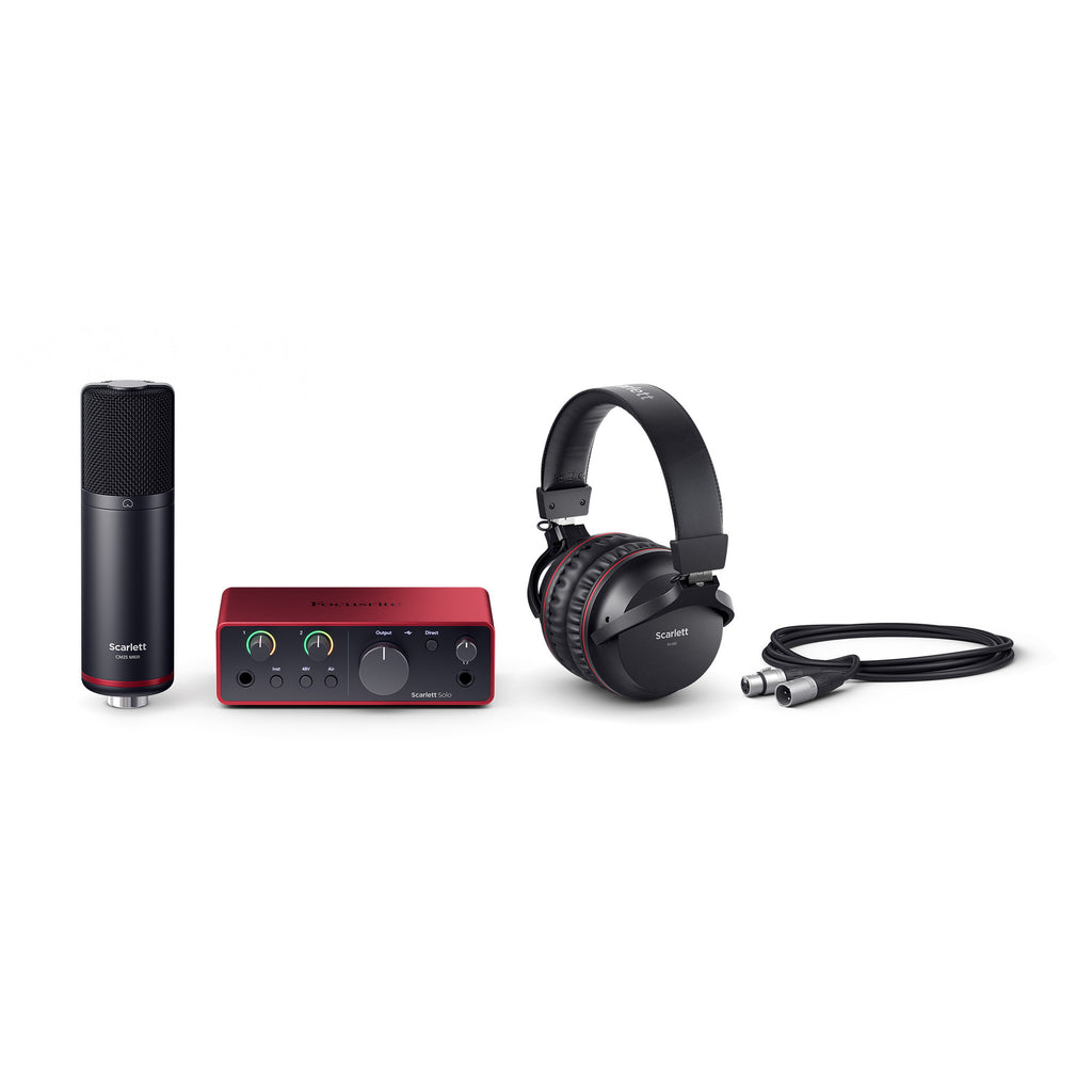 Scarlett SOLO Studio Pack (Gen 4)