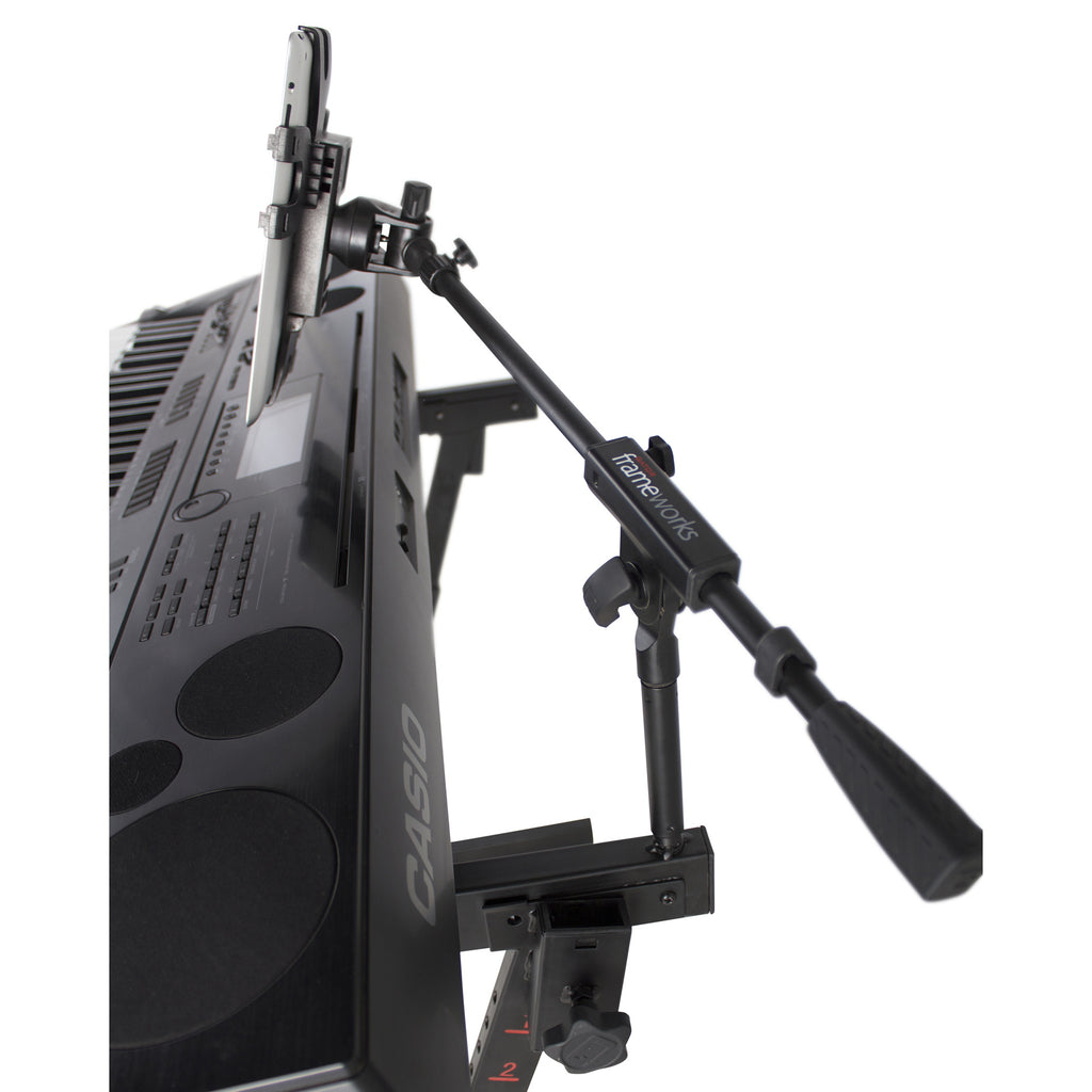 Gator Frameworks GFW-UTL-TBLTCLMP iPad Tablet Tray with Adjustable Clamp Mount - Packshot 3