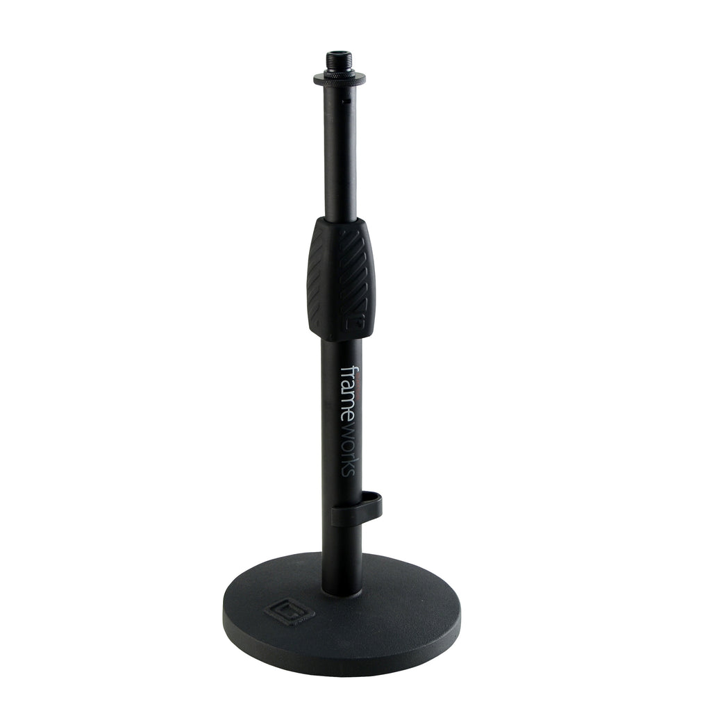 Gator Frameworks GFW-MIC-0601 Desktop Mic Stand with Round Base and Twist Clutch - Packshot 1