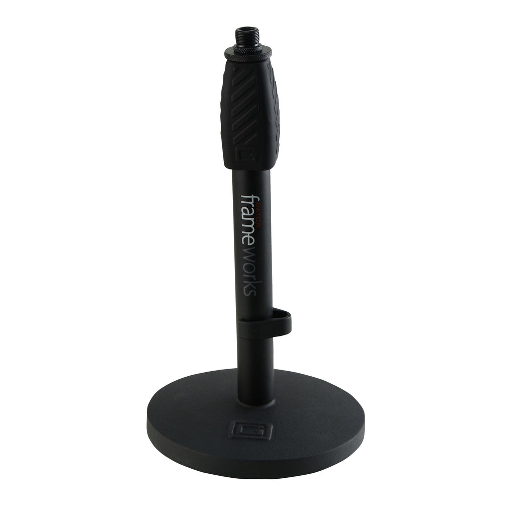 Gator Frameworks GFW-MIC-0601 Desktop Mic Stand with Round Base and Twist Clutch - Packshot 2