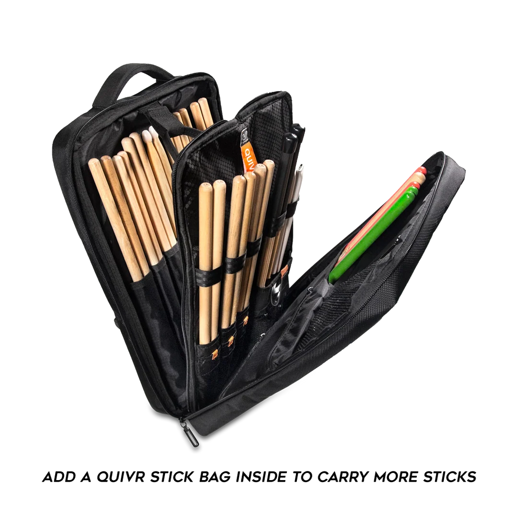 Gruv Gear QUIVR Tour Drum Stick Bag (Black)