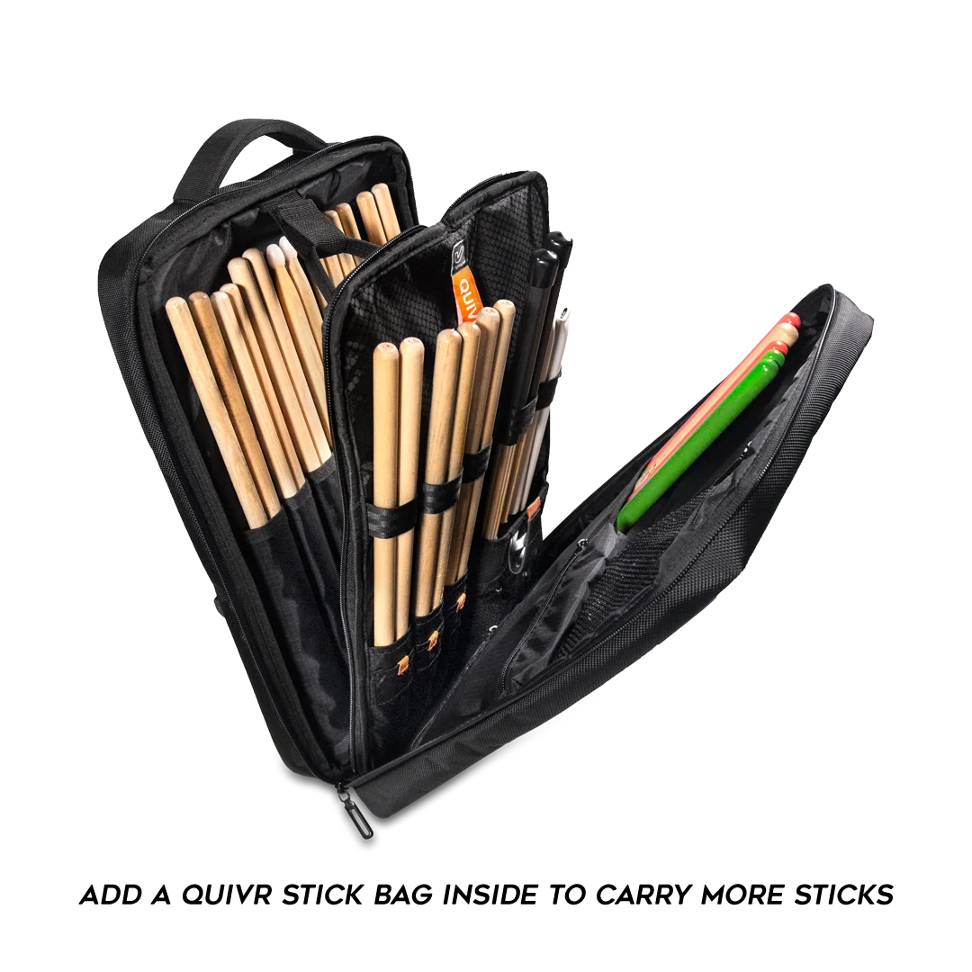 Gruv Gear QUIVR Tour Drum Stick Bag (Black)