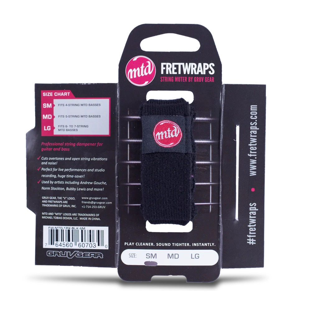 Gruv Gear MTD FretWraps String Muters 1-Pack (Medium)