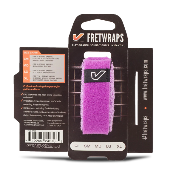 Gruv Gear FretWraps HD "Gem" 1-Pack (Purple, Small)