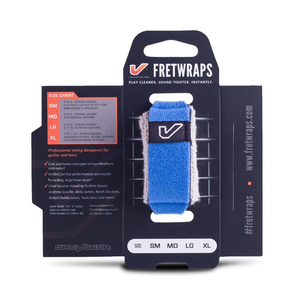 Gruv Gear FretWraps HD "Sky" 1-Pack (Blue, Medium)