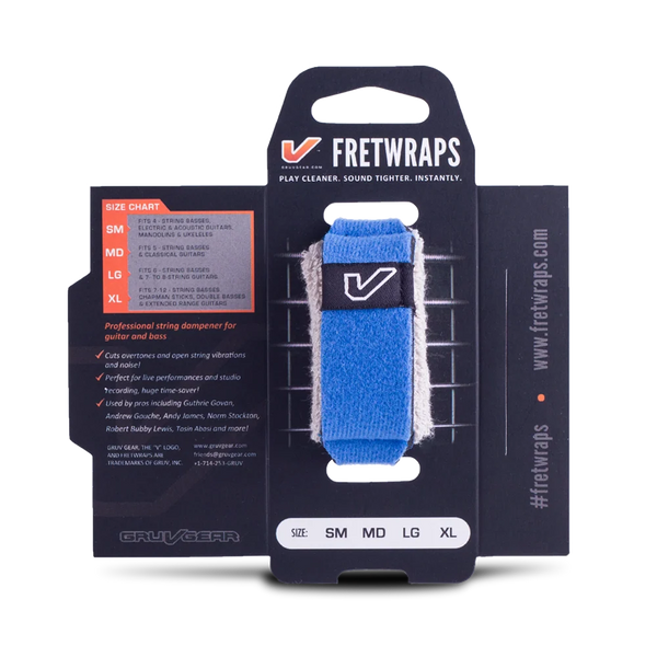 Gruv Gear FretWraps HD "Sky" 1-Pack (Blue, Medium)