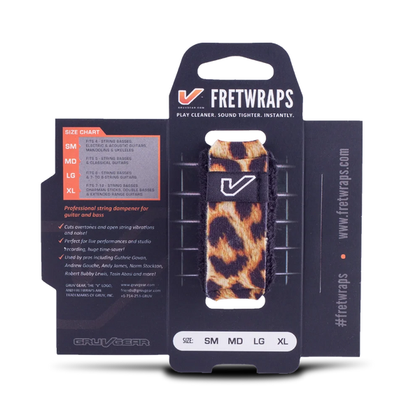 Gruv Gear FretWraps Wild "Leopard" String Muters 1-Pack (Medium)