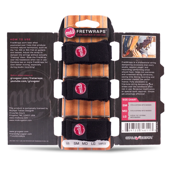 Gruv Gear MTD FretWraps 3-Pack (Small)