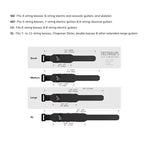 Gruv Gear FretWraps Pro Black (1-Pack, Medium) + Twistune Bundle