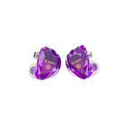 Icon Pro Audio Element 5 (Purple) In-Ear Monitoring Earphones — pair of earphones side by side