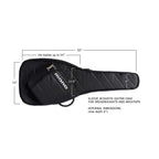 MONO GUITAR SLEEVE™ ACOUSTIC DREADNOUGHT (Jet Black)