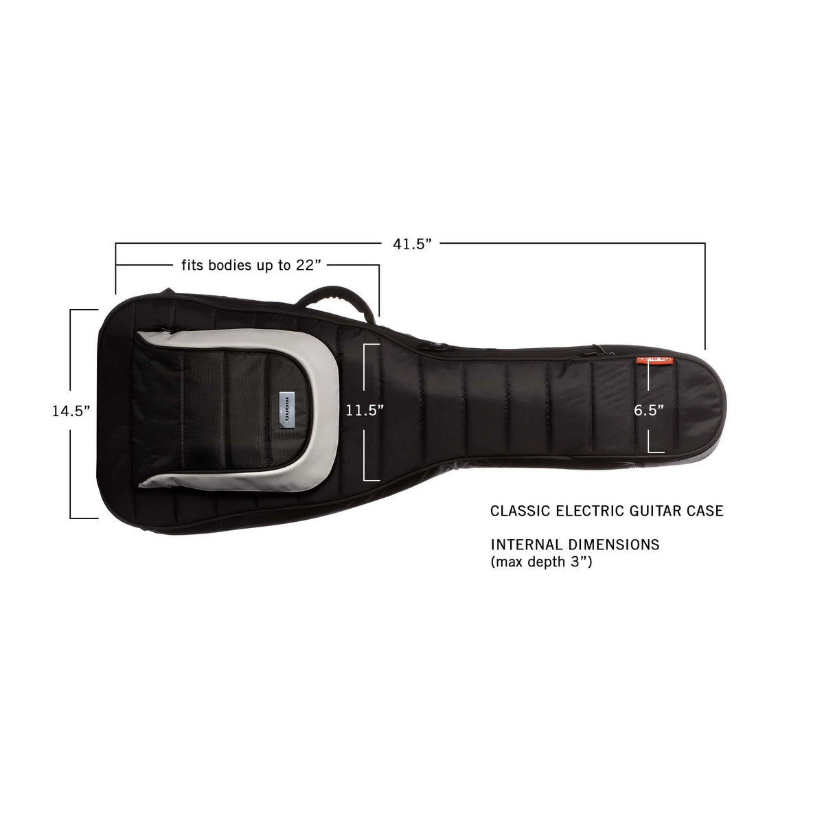 MONO Guitar Sleeve Electric (Jet Black)