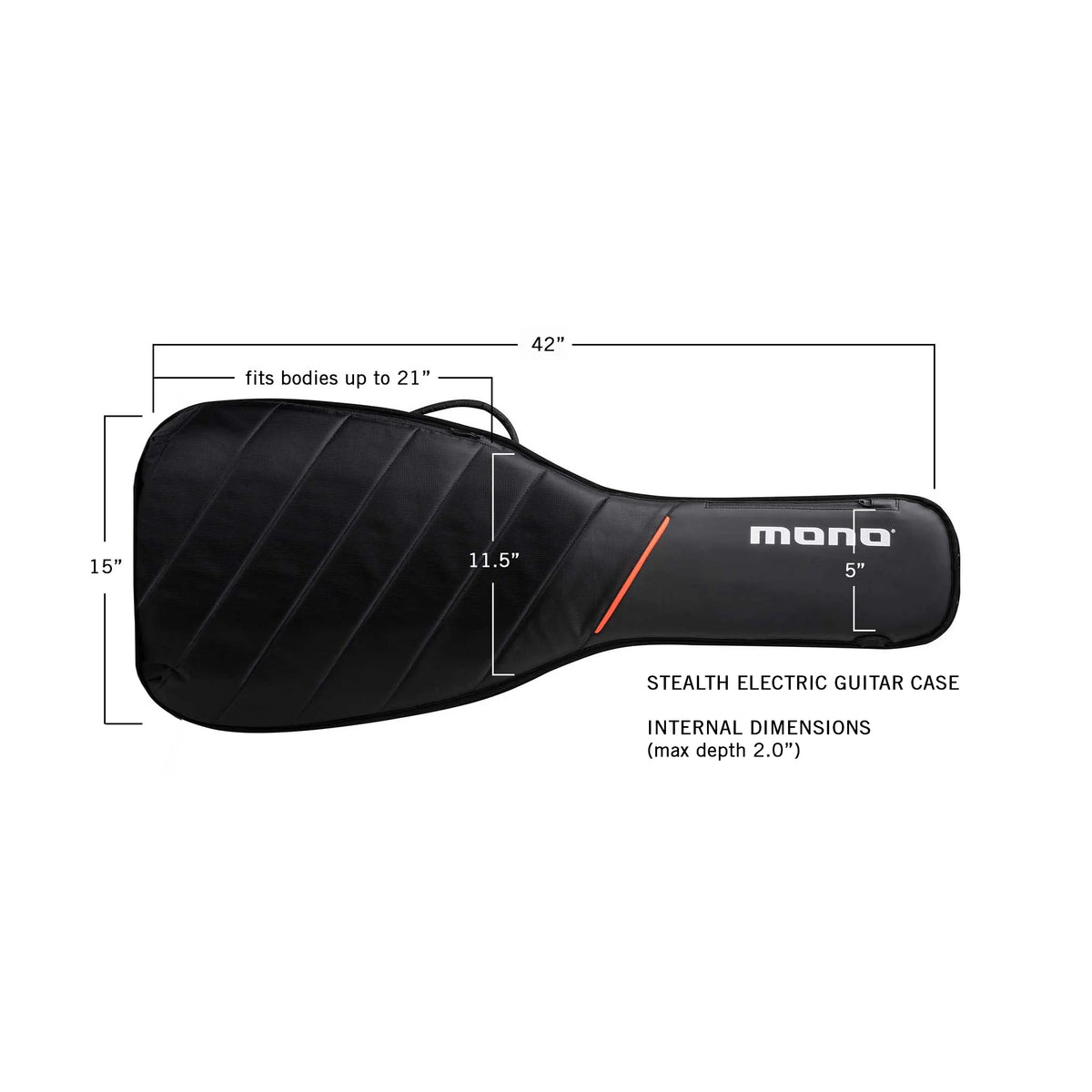MONO Stealth Electric Guitar Case (Black)