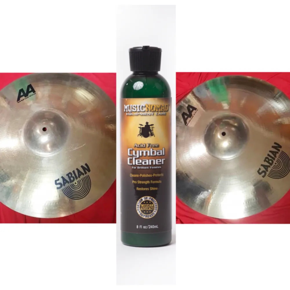 Music Nomad Cymbal Cleaner - Cleans, Polishes & Protects