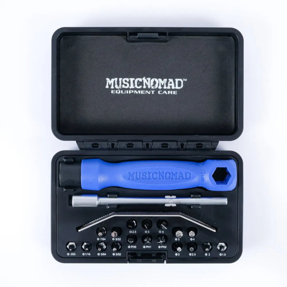 Music Nomad Premium Guitar Tech Screwdriver & Wrench Set w/ Case