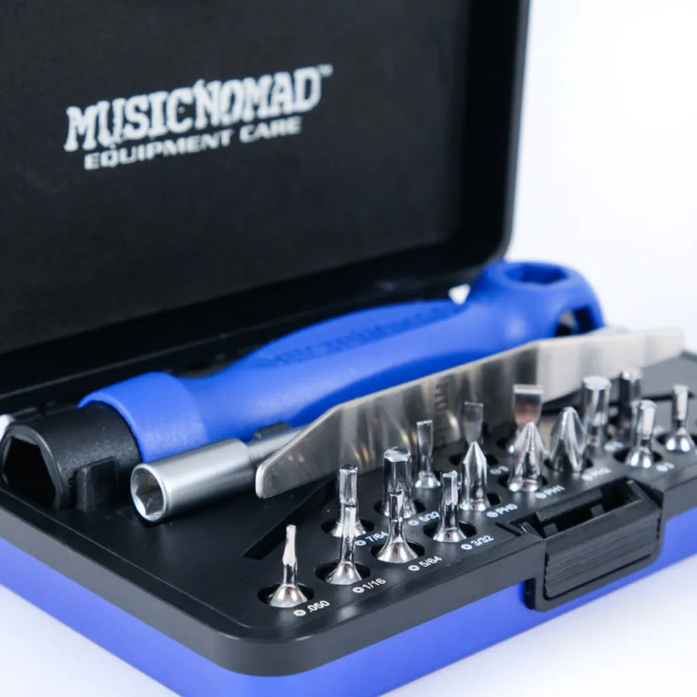 Music Nomad Premium Guitar Tech Screwdriver & Wrench Set w/ Case