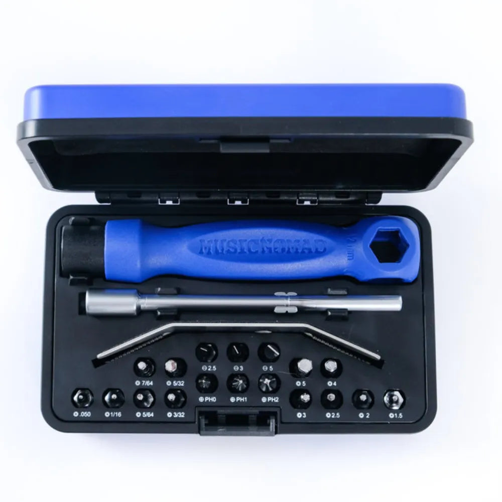 Music Nomad Premium Guitar Tech Screwdriver & Wrench Set w/ Case
