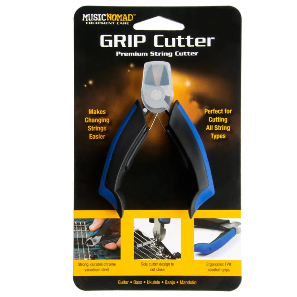 Music Nomad GRIP Cutter - Premium String Cutter w/ Sheath