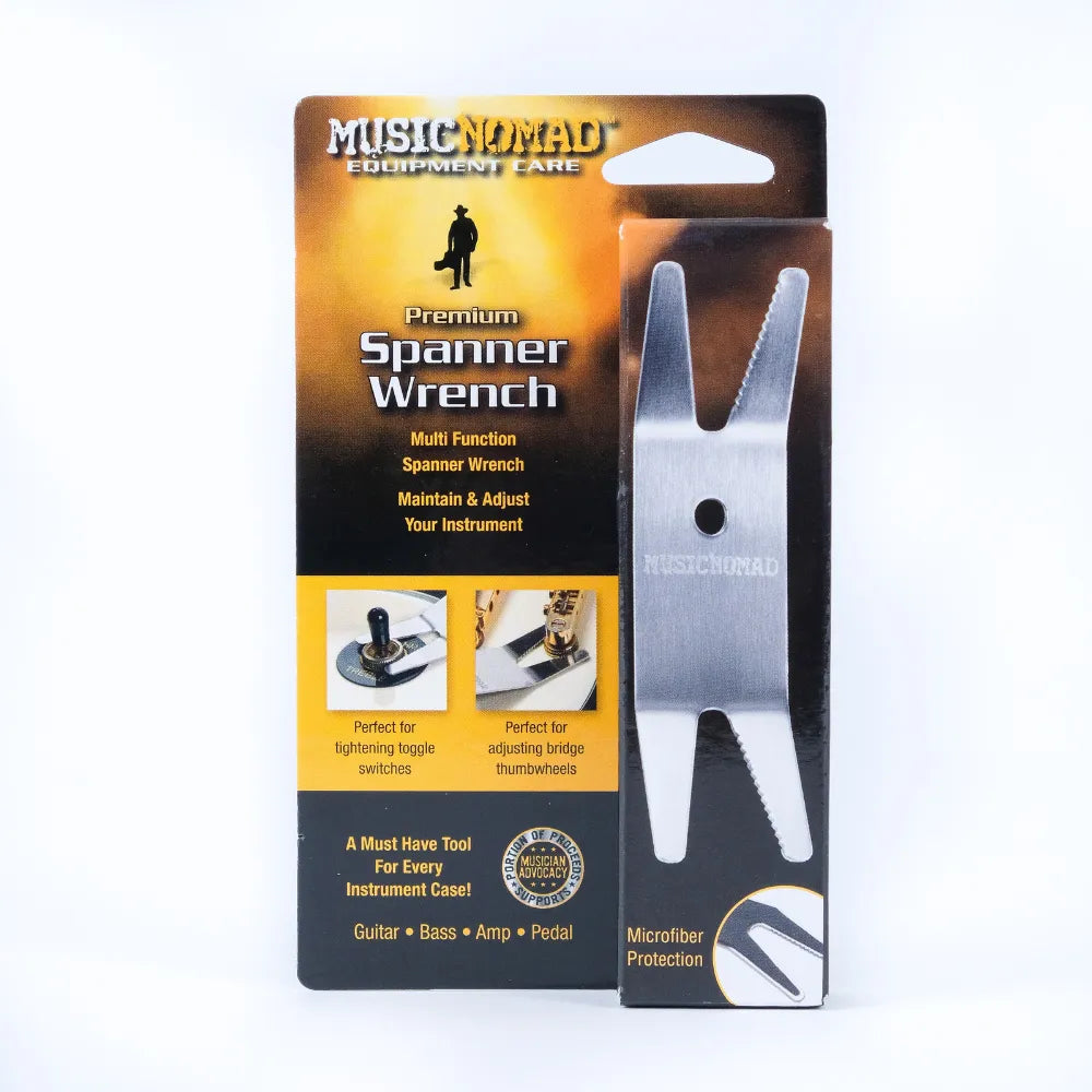 Music Nomad Premium Spanner Wrench w/ Microfiber Suede Backing
