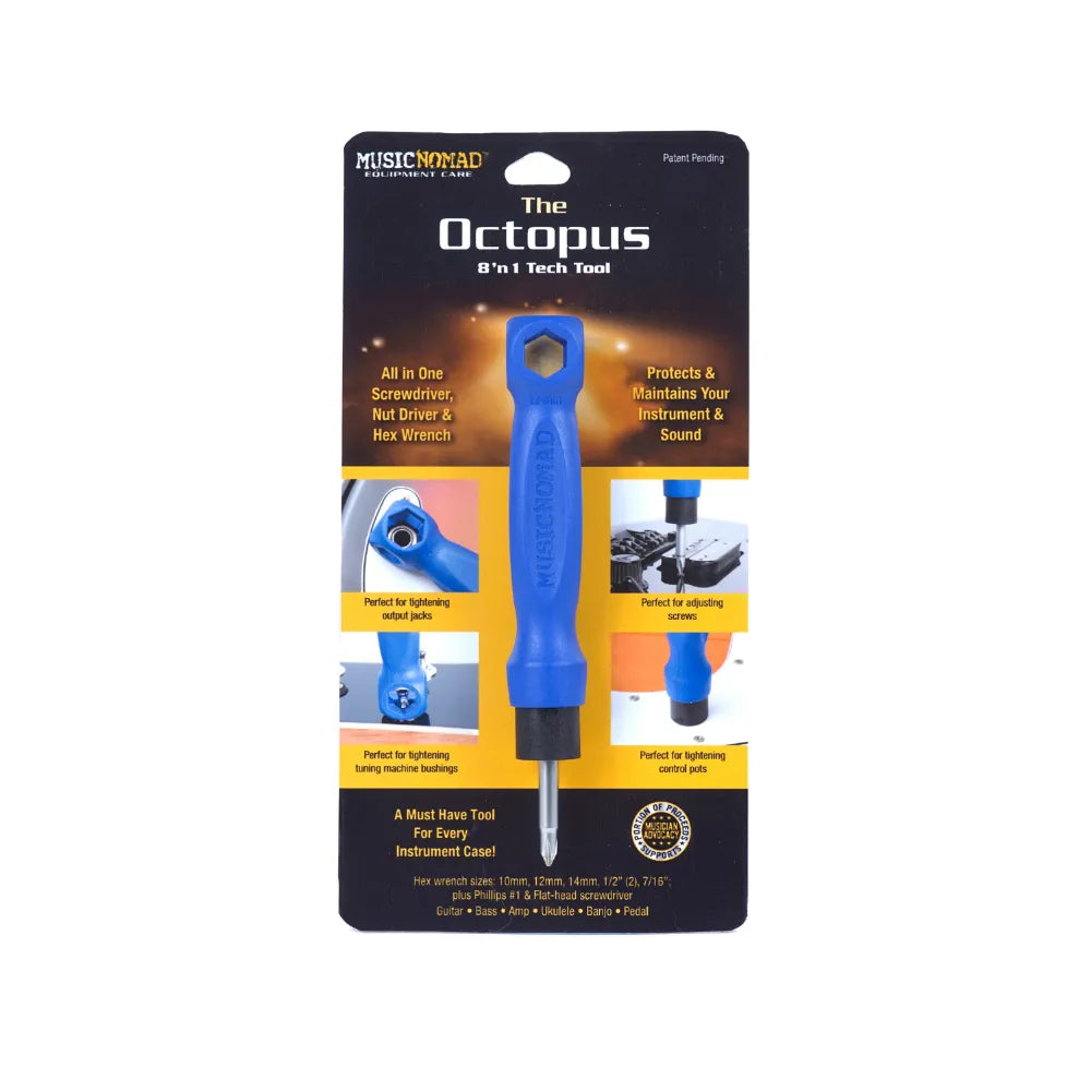 Music Nomad The Octopus 8 'n 1 Tech Tool
