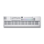 Novation LAUNCHKEY 61 MK4 (White Edition) 61-Key Semi-Weighted MIDI Controller — front view