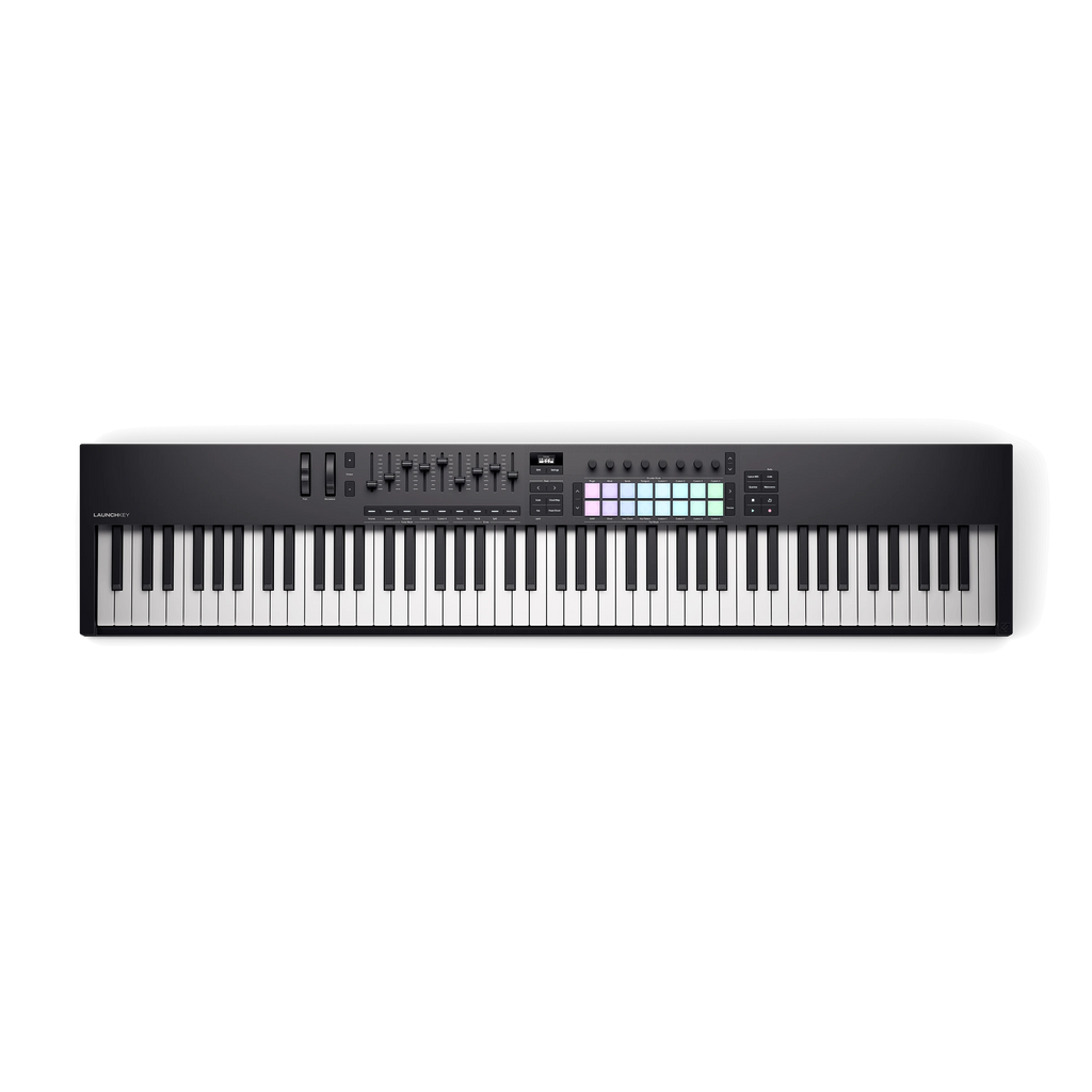 Novation LAUNCHKEY 88 MK4 88-Key Semi-Weighted MIDI Keyboard — front view