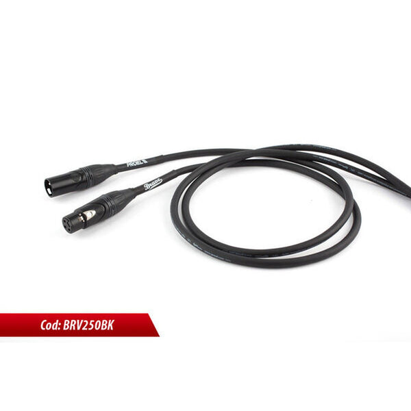 Proel BRV250LU6BK XLR M- XLR F 6M - View 1