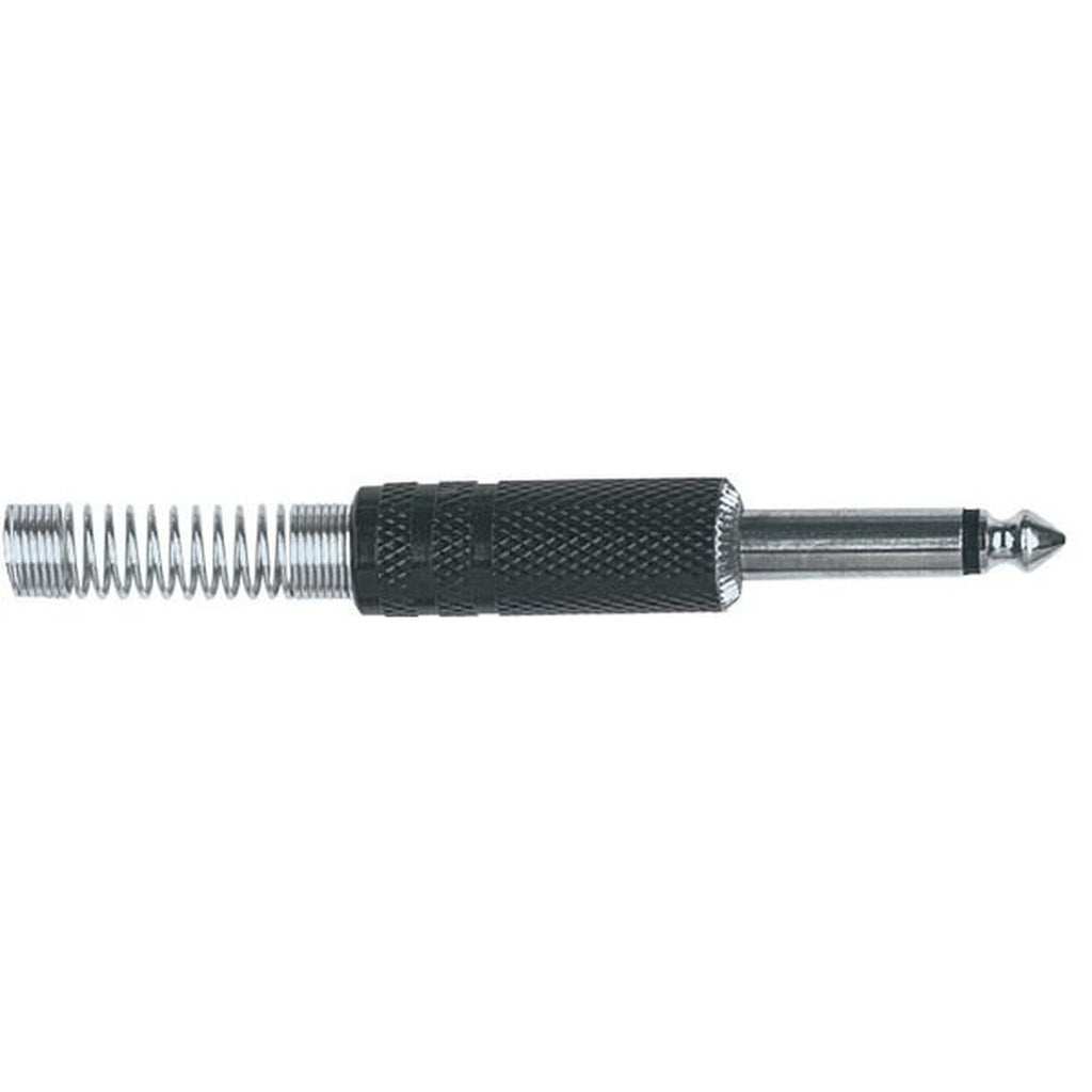 Proel S210BK Mono Jack 6.3mm Brass Sleeve Black - View 2